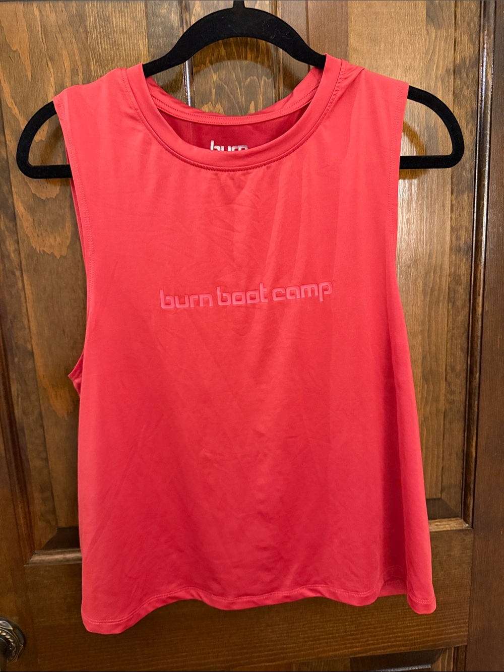 GUC Burn Boot Camp Women's Cool Mesh Muscle Tank Top Red Winterberry- Sz
Medium